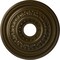 Ekena Millwork Orleans Ceiling Medallion (Fits Canopies up to 4 5/8"), 17 5/8"OD X 3 5/8"ID X 1 7/8"P, Brass CM17OLBRS - alternate 1
